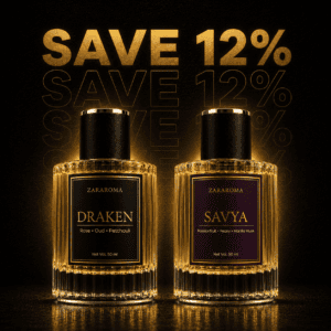 Couple Premium Perfume Combo - Draken & Savya (50ml Each) | Luxury Fragrance Gift Set